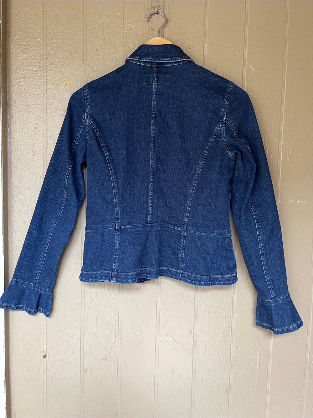 Lauren Jeans Co. Denim Ralph Lauren Button Front Denim Jacket Size 4 - Picture 2 of 8